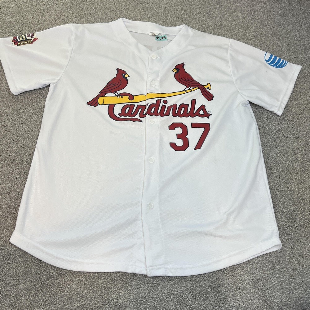 St. Louis‎ Cardinals Jersey Mens XL White MLB Baseball Suppan 37 2006 Inaugural
